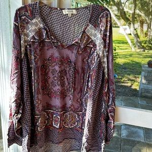 Umgee blouse. Bogo style with a dash of lace and beautiful colors